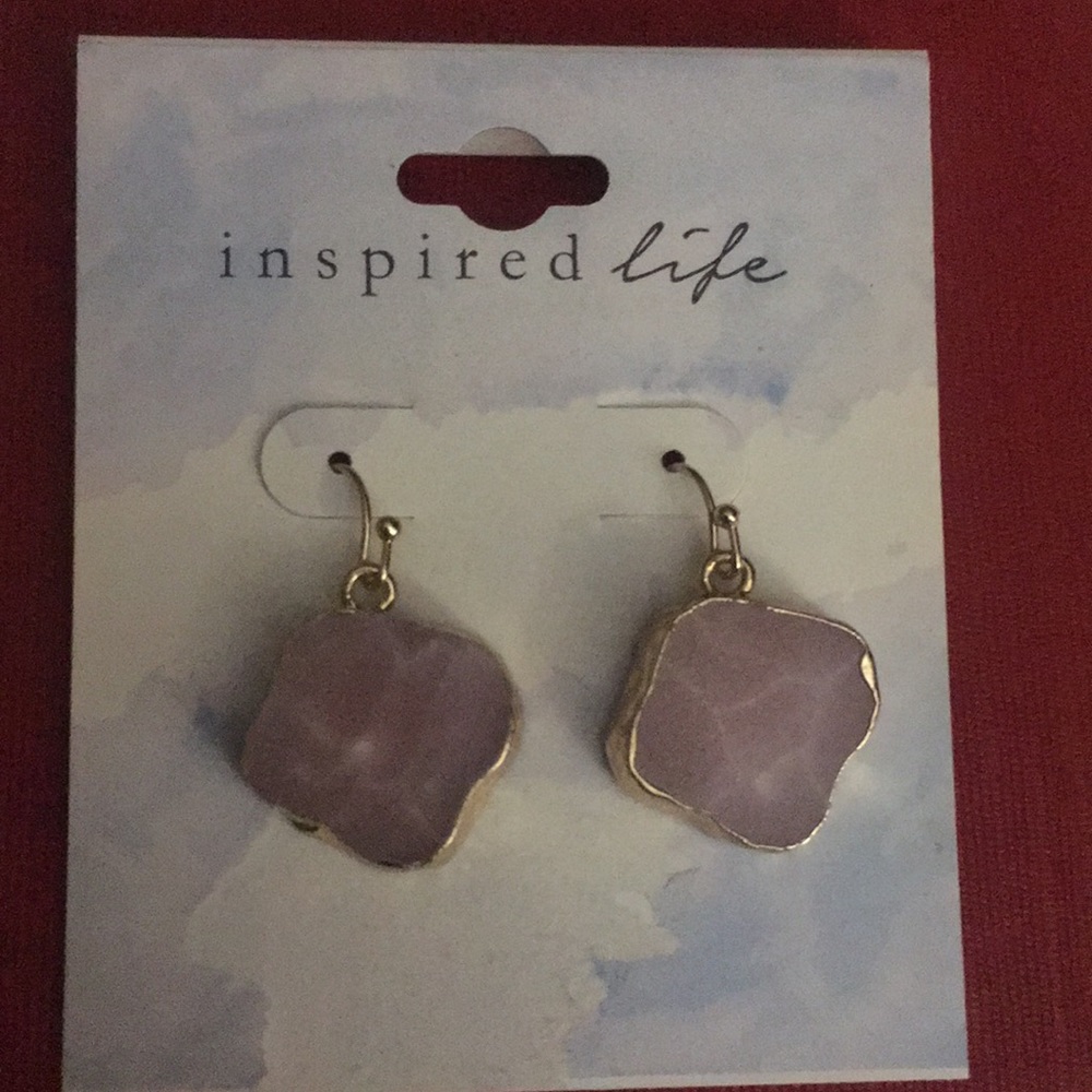 Inspired life earring color lila